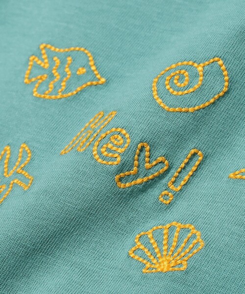 こども ビームス（コドモビームス）の「SEA 刺繍 Tシャツ 2025SS（90～140cm）（Tシャツ/カットソー・キッズ・ホワイト系その他5/ロイヤルブルー・90/110/120/130/140/100）」の19枚目の写真