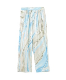MARBLE PRINT EASY PANTS