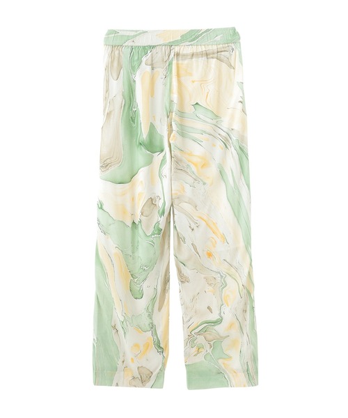 ROSE BUD(ローズバッド)の「MARBLE PRINT EASY PANTS(その他パンツ・レディース・ブルー/グリーン・ONE SIZE)」の4枚目の写真
