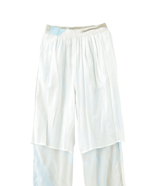 ROSE BUD(ローズバッド)の「MARBLE PRINT EASY PANTS(その他パンツ・レディース・ブルー/グリーン・ONE SIZE)」の7枚目の写真