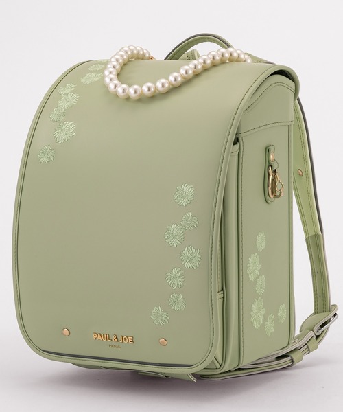 PAUL&JOE（ポールアンドジョー）の「PAUL & JOE(ポール & ジョー)クリザンテームボンアミランドセル（ランドセル・キッズ・ライラック/ライトグリーン/ホワイト/ピンク・ONE SIZE）」の3枚目の写真