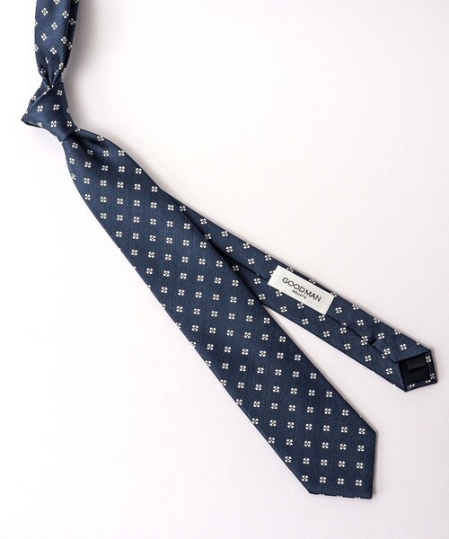 NOLLEY’S(ノーリーズ)の「ケンボウTOPフラワードット 25SSコレクション(ネクタイ・メンズ・ブルー系その他6/ブルー系その他・FREE)」の4枚目の写真