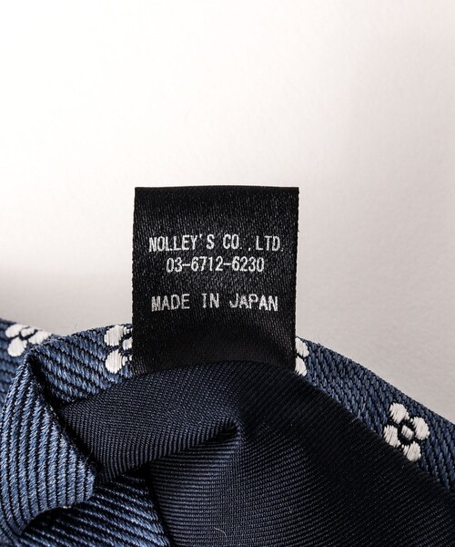 NOLLEY’S(ノーリーズ)の「ケンボウTOPフラワードット 25SSコレクション(ネクタイ・メンズ・ブルー系その他6/ブルー系その他・FREE)」の8枚目の写真