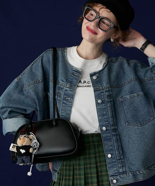 BONLECILL Marche（ボンルシールマルシェ）の「【BONLECILL Marche】《軽量》ロングハンドルスクエアボストンバッグ（ボストンバッグ・レディース・ブラック/レッド/キャメル/アイボリー/グリーン/ワイン/ブラウン系/ベージュ/ブラウン/ベージュ系・FREE）」の17枚目の写真