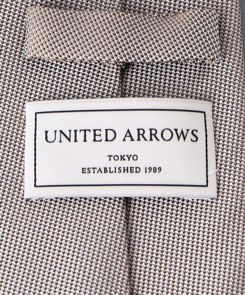 UNITED ARROWS（ユナイテッドアローズ）の「ソリッド ジャガード ネクタイ（ネクタイ・メンズ・ネイビー/ダークグレー/ベージュ・FREE）」の11枚目の写真