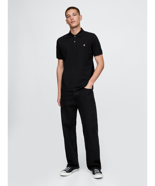 XL タグ付 761521717 ポロシャツ ストレッチピケ ストレッチ ピケ ポロシャツ ブラナンベア（ポロシャツ）｜GAP