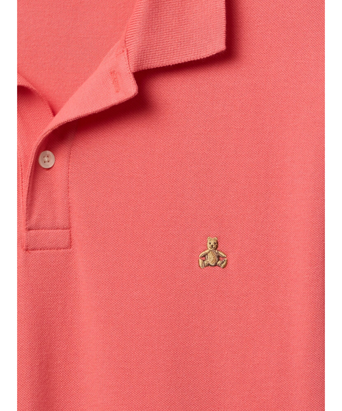 GAP（ギャップ）の「ストレッチ ピケ ポロシャツ ブラナンベア（ポロシャツ・メンズ・ホワイト/ピンク/ネイビー/ベージュ/ブラック/ブルー・XS/S/M/L/XL）」の11枚目の写真