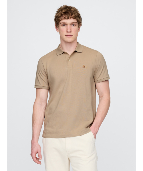 XL タグ付 761521717 ポロシャツ ストレッチピケ GAP ポロシャツ ストレッチ ピケ ブラナンベア メンズ