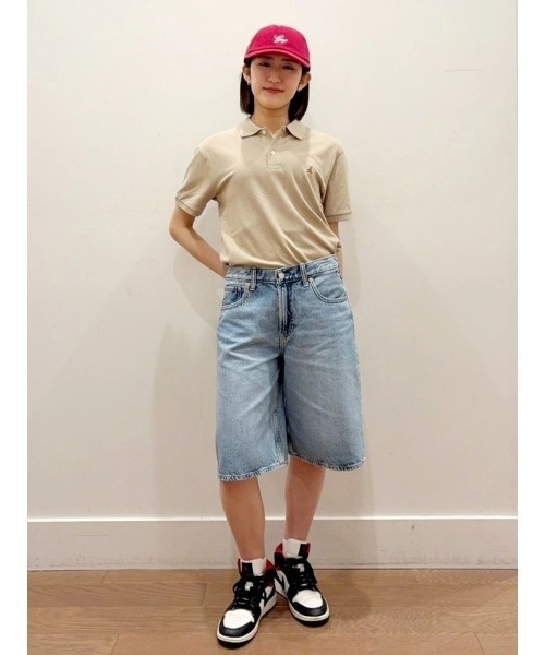 GAP（ギャップ）の「ストレッチ ピケ ポロシャツ ブラナンベア（ポロシャツ・メンズ・ホワイト/ピンク/ネイビー/ベージュ/ブラック/ブルー・XS/S/M/L/XL）」の14枚目の写真