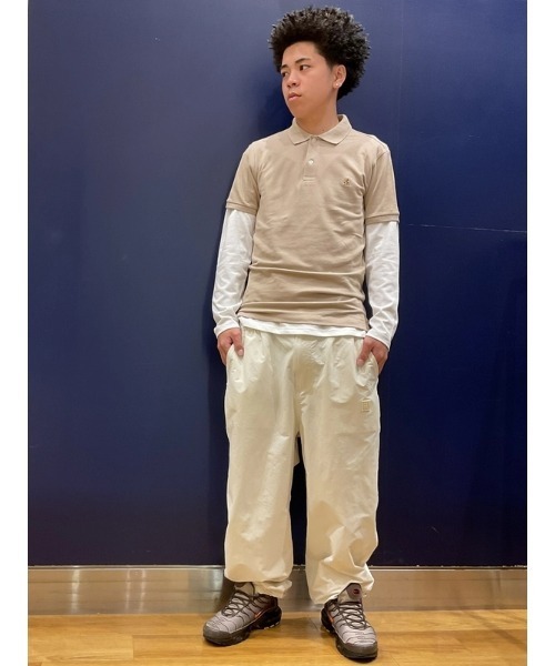 GAP（ギャップ）の「ストレッチ ピケ ポロシャツ ブラナンベア（ポロシャツ・メンズ・ホワイト/ピンク/ネイビー/ベージュ/ブラック/ブルー・XS/S/M/L/XL）」の15枚目の写真