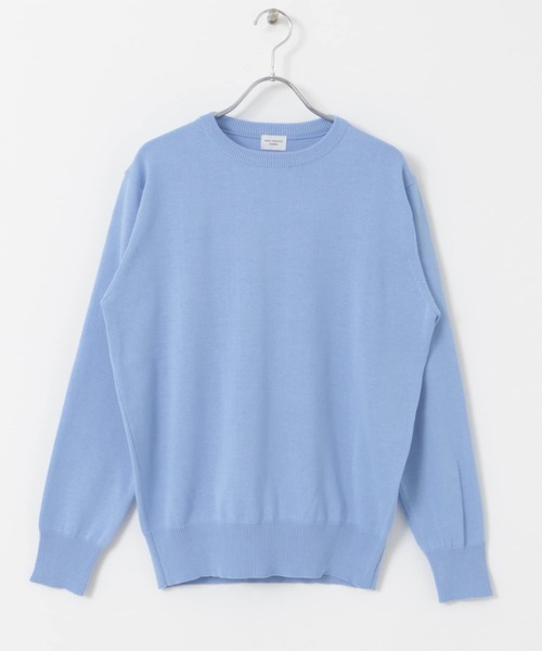 【STONE 】ソフトオーガニックコットンクルーネックニット STONE ISLAND】オーガニック コットン クルーネック ニット
