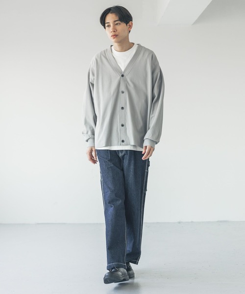 LOWRYS FARM(ローリーズファーム)の「ドライタッチカノコカーディガン 325598(カーディガン/ボレロ・メンズ・イエロー/グレー・LARGE/MEDIUM)」の21枚目の写真
