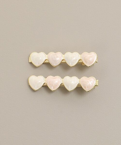 MAJESTIC LEGON(マジェスティックレゴン)の「ガーリーモチーフヘアピンセット(ヘアピン・レディース・ブラック/レッド/ピンク・FREE)」の10枚目の写真