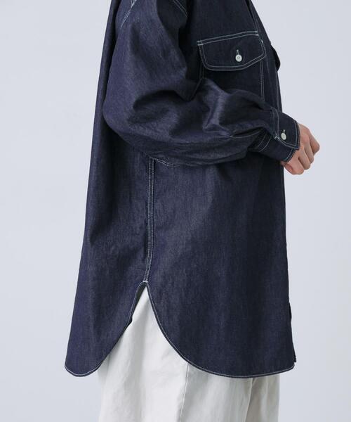 デニムワークシャツ（シャツ/ブラウス）｜かぐれ（カグレ）の