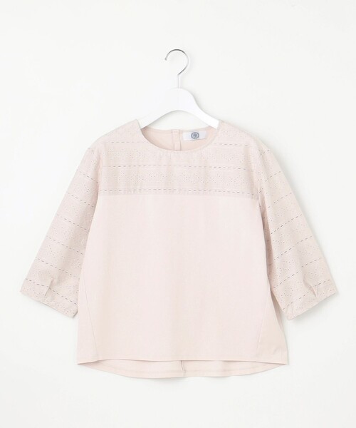J.PRESS(ジェイプレス)の「【洗える】スムースジャージー 刺繍 カットソー(Tシャツ/カットソー・レディース・ライトグレー系/ライトグリーン系/ホワイト系/ダルブルー系・T15/T13)」の15枚目の写真