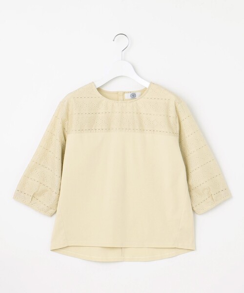 J.PRESS(ジェイプレス)の「【洗える】スムースジャージー 刺繍 カットソー(Tシャツ/カットソー・レディース・ライトグレー系/ライトグリーン系/ホワイト系/ダルブルー系・T15/T13)」の16枚目の写真