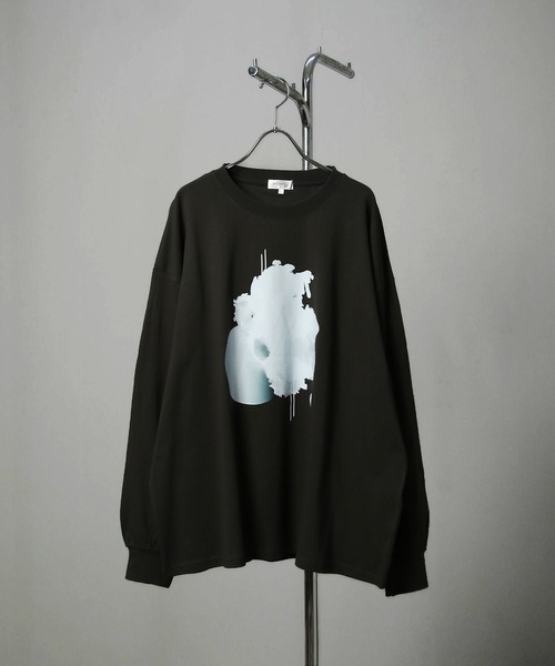 NILWAY（ニルウェイ）の「アソートグラフィック 長袖 ロング Tシャツ ロンT（Tシャツ/カットソー・メンズ・ブラック/ホワイト系/ホワイト系1/ホワイト系2/グレー系2/グレー系/ブラック系2/チャコール/ブラック系/ホワイト/ブラック系1/グレー系1・MEDIUM/LARGE）」の12枚目の写真