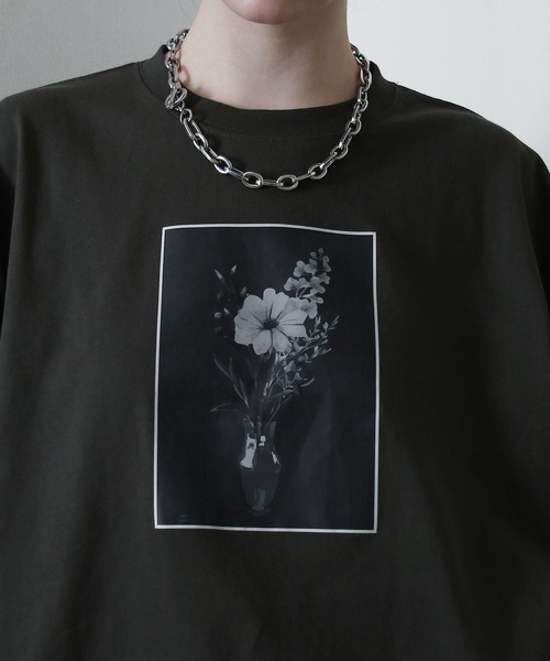 NILWAY（ニルウェイ）の「アソートグラフィック 長袖 ロング Tシャツ ロンT（Tシャツ/カットソー・メンズ・ブラック/ホワイト系/ホワイト系1/ホワイト系2/グレー系2/グレー系/ブラック系2/チャコール/ブラック系/ホワイト/ブラック系1/グレー系1・MEDIUM/LARGE）」の13枚目の写真