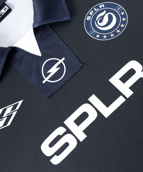 SPLR(エス・ピー・エル・アール)の「SPLR/エスピーエルアール Soccer Game Shirts Tシャツ(Tシャツ/カットソー・メンズ・ピンク/ブラック・XL/L/M)」の6枚目の写真
