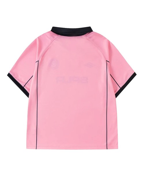 SPLR(エス・ピー・エル・アール)の「SPLR/エスピーエルアール Soccer Game Shirts Tシャツ(Tシャツ/カットソー・メンズ・ピンク/ブラック・XL/L/M)」の4枚目の写真