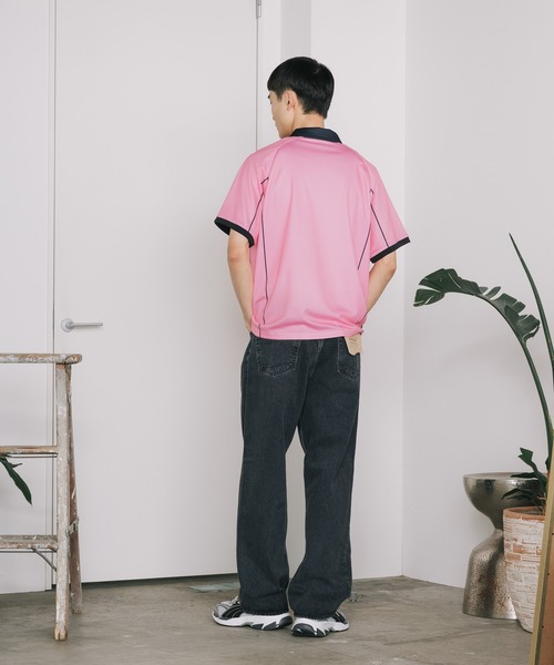 SPLR(エス・ピー・エル・アール)の「SPLR/エスピーエルアール Soccer Game Shirts Tシャツ(Tシャツ/カットソー・メンズ・ピンク/ブラック・XL/L/M)」の19枚目の写真