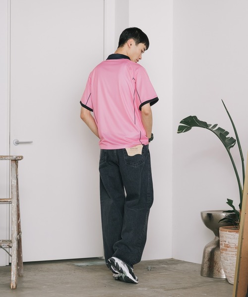 SPLR(エス・ピー・エル・アール)の「SPLR/エスピーエルアール Soccer Game Shirts Tシャツ(Tシャツ/カットソー・メンズ・ピンク/ブラック・XL/L/M)」の20枚目の写真