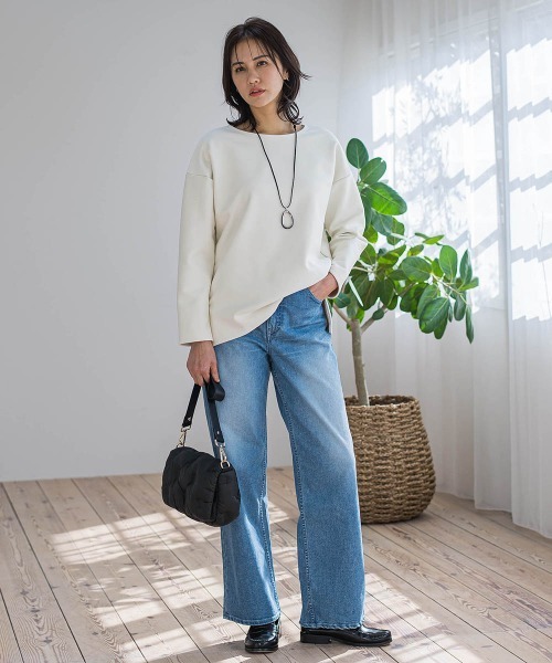 LAUTREAMONT / ロートレアモン 【WEB限定】ふわっと毛布のぬくもりカットソー≪洗濯機で洗える≫ WEB限定】ふわっと毛布のぬくもりカットソー≪洗濯機で洗える