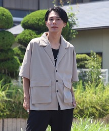 Bling Leads（ブリングリーズ）の「【RS】薄手　梨地シングルポケットジャケット（テーラードジャケット）」