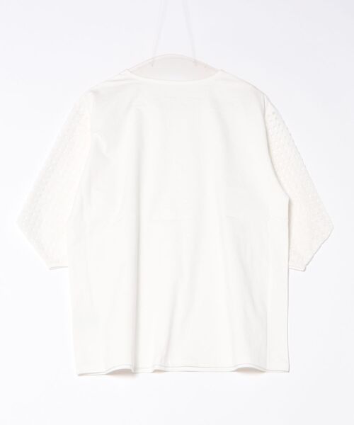 GOLDJAPAN(ゴールドジャパン)の「メッシュ変形スリーブプルオーバー【大きいサイズ対応】(Tシャツ/カットソー・レディース・ブラック/ホワイト・LL/3L/4L/5L)」の14枚目の写真