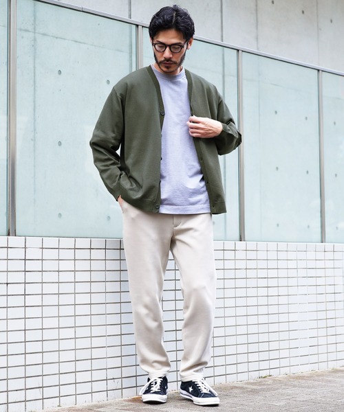 jiggys shop(ジギーズショップ)の「タンブラー乾燥対応 タフニット ドライタッチ カーディガン(カーディガン/ボレロ・メンズ・キャメル/ライトグレー/ネイビー/ブルー系その他/グレー系その他2/チャコールグレー/グレー系その他/ブラック/カーキ・LARGE/MEDIUM/X-LARGE/SMALL)」の19枚目の写真