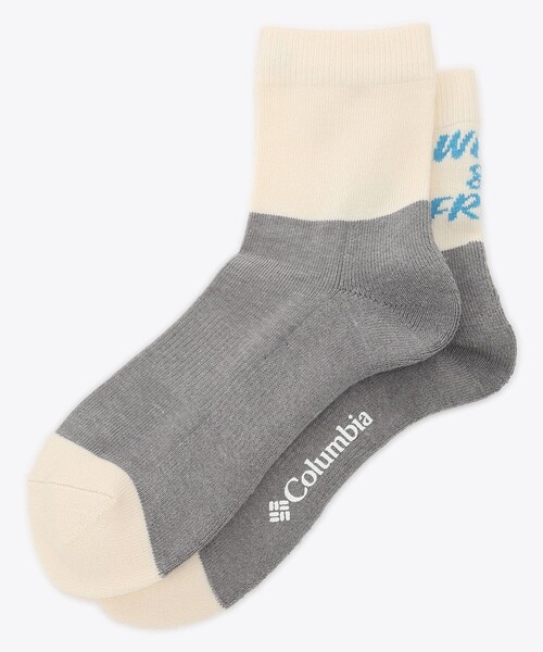 Columbia(コロンビア)の「Columbia/エンジョイマウンテンライフミッドソックス/コロンビア/靴下/アシンメトリー/抗菌防臭加工(ソックス/靴下・レディース・グリーン/ホワイト/パープル・S/M/L/XL)」の2枚目の写真