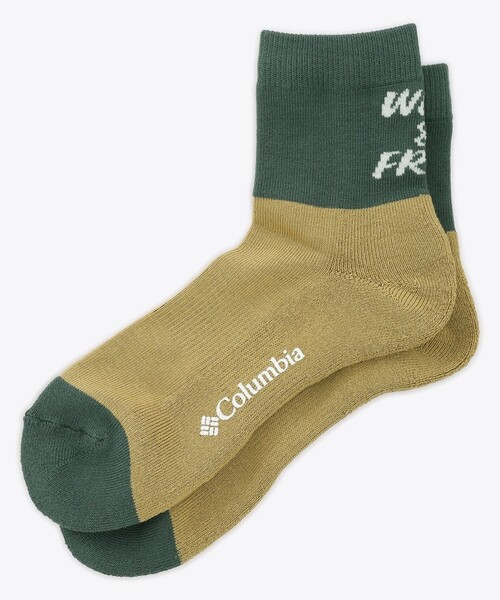 Columbia(コロンビア)の「Columbia/エンジョイマウンテンライフミッドソックス/コロンビア/靴下/アシンメトリー/抗菌防臭加工(ソックス/靴下・レディース・グリーン/ホワイト/パープル・S/M/L/XL)」の3枚目の写真