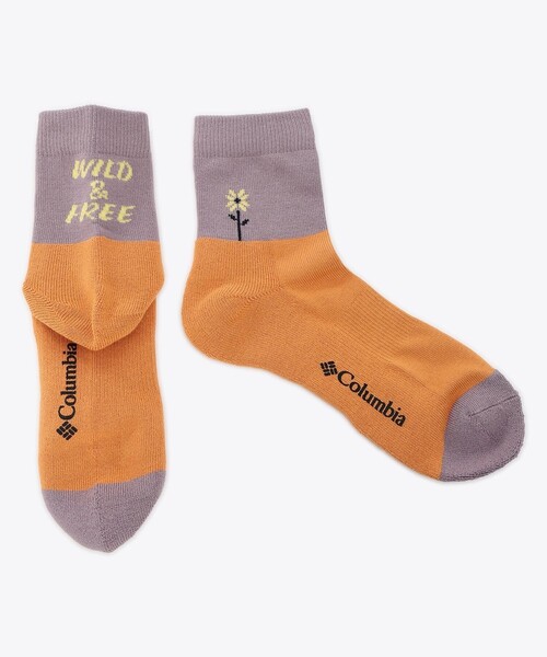 Columbia(コロンビア)の「Columbia/エンジョイマウンテンライフミッドソックス/コロンビア/靴下/アシンメトリー/抗菌防臭加工(ソックス/靴下・レディース・グリーン/ホワイト/パープル・S/M/L/XL)」の12枚目の写真