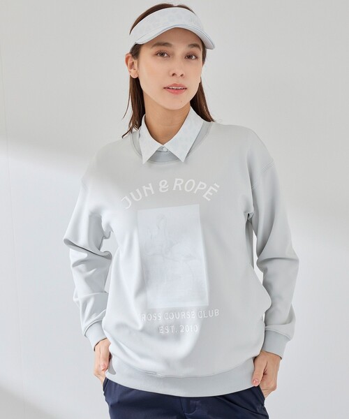 セール】【UVカット】【接触冷感】フラミンゴグラフィックプルオーバー