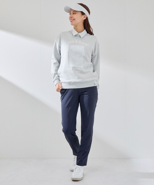 セール】【UVカット】【接触冷感】フラミンゴグラフィックプルオーバー