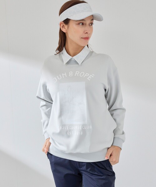 セール】【UVカット】【接触冷感】フラミンゴグラフィックプルオーバー