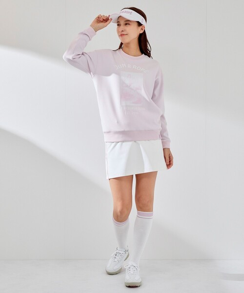 新品　Jun & Ropé フラミンゴグラフィック長袖プルオーバー　L　秋物 Amazon.co.jp: [ジュン＆ロぺ] UVカット【接触冷感】 フラミンゴ