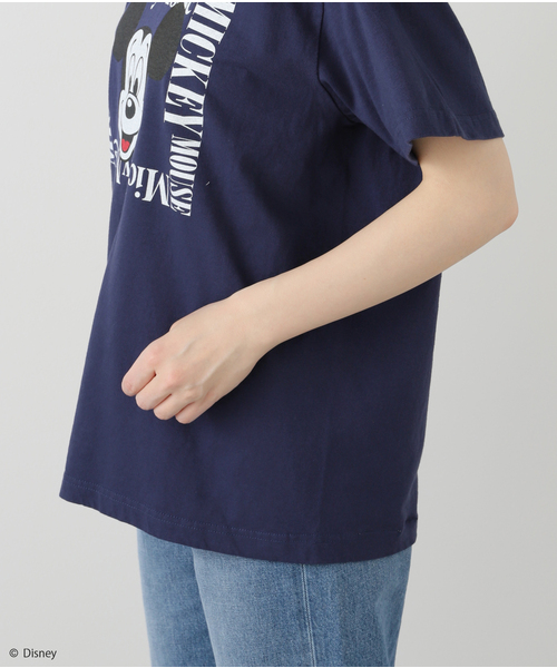 GOOD ROCK SPEED(グッドロックスピード)の「GOOD ROCK SPEED/グッドロックスピード/Disney / Tシャツ(ネイビー)(Tシャツ/カットソー・レディース・ネイビー・MEDIUM)」の6枚目の写真