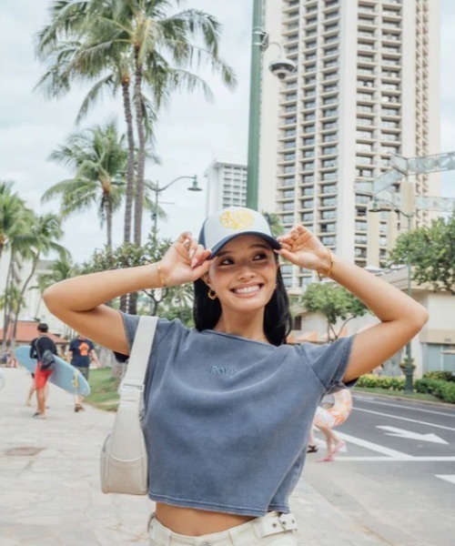 ROXY(ロキシー)の「ROXY/ロキシー キャップ ROXY×NANAHA CAP ROXY CRUISERS x Nanaha RCP252609T(キャップ・レディース・ブラック/ブラウン/ネイビー・FREE)」の19枚目の写真