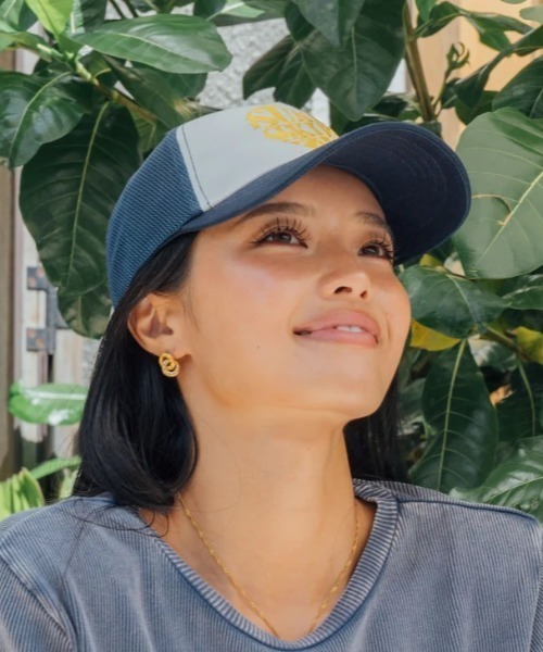 ROXY(ロキシー)の「ROXY/ロキシー キャップ ROXY×NANAHA CAP ROXY CRUISERS x Nanaha RCP252609T(キャップ・レディース・ブラック/ブラウン/ネイビー・FREE)」の16枚目の写真