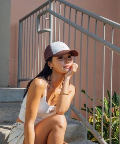 ROXY(ロキシー)の「ROXY/ロキシー キャップ ROXY×NANAHA CAP ROXY CRUISERS x Nanaha RCP252609T(キャップ・レディース・ブラック/ブラウン/ネイビー・FREE)」の11枚目の写真