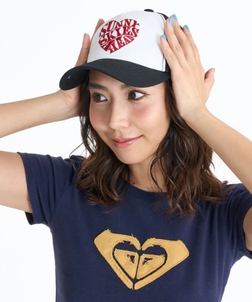 ROXY(ロキシー)の「ROXY/ロキシー キャップ ROXY×NANAHA CAP ROXY CRUISERS x Nanaha RCP252609T(キャップ・レディース・ブラック/ブラウン/ネイビー・FREE)」の9枚目の写真