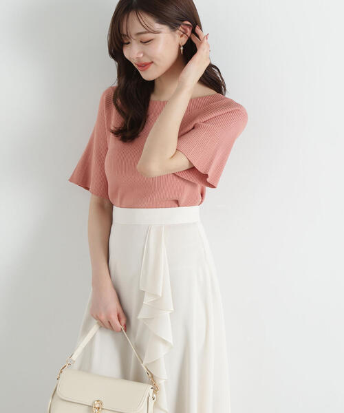 PROPORTION BODY DRESSING（プロポーションボディドレッシング）の「アシメラッフルフレアスカート / 1215120404（スカート・レディース・ホワイト系その他/ブルー/ネイビー・X-SMALL/SMALL/MEDIUM）」の14枚目の写真