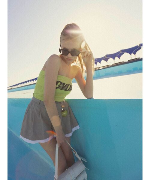 GYDA（ジェイダ）の「GDチャームpocket BAG（ハンドバッグ・レディース・オフホワイト/ブラック・FREE）」の9枚目の写真