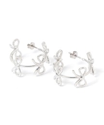 LAKOLE | リボンラインフープピアス / 323234(ピアス（両耳用）)