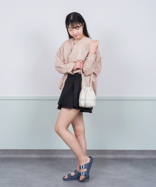 marco masi（マルコマージ）の「【MARCO MASI/マルコ・マージ】巾着　ショルダーバッグ　バケツバッグ　スタッズ（ショルダーバッグ・レディース・ブラック/アイボリー/シルバー・FREE）」の12枚目の写真