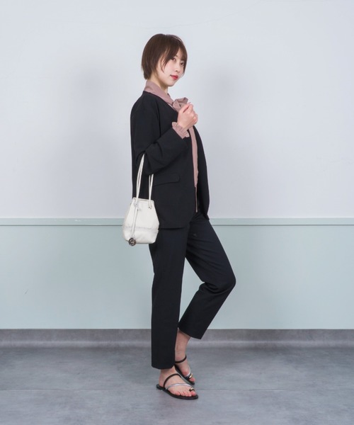 marco masi（マルコマージ）の「【MARCO MASI/マルコ・マージ】巾着　ショルダーバッグ　バケツバッグ　スタッズ（ショルダーバッグ・レディース・ブラック/アイボリー/シルバー・FREE）」の17枚目の写真