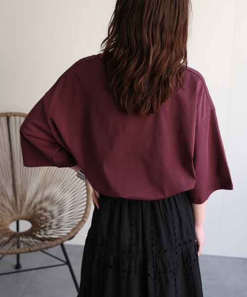 ap retro(アプレトロ)の「【選べる】BIGプリントTeeシャツ / フォトプリント / ロゴプリント(Tシャツ/カットソー・レディース・ブラック/カーキ/ブラック系その他/グレー/ホワイト系その他2/ホワイト/ベージュ系その他/ボルドー/ブラウン/オートミール/ネイビー/ベージュ・FREE)」の22枚目の写真