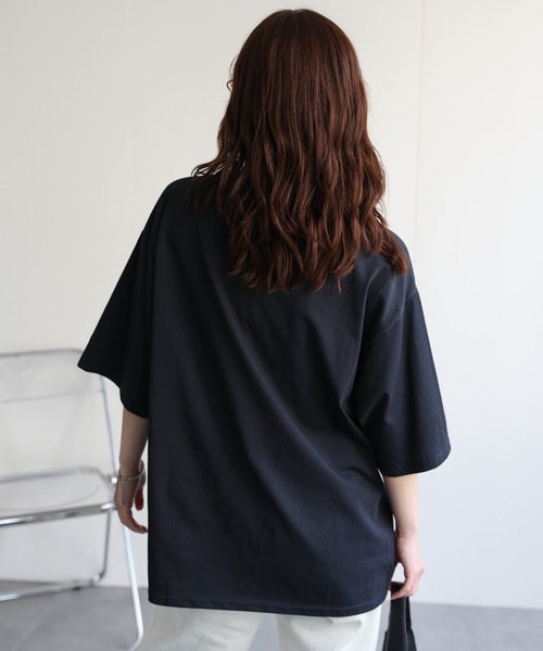 ap retro(アプレトロ)の「【選べる】BIGプリントTeeシャツ / フォトプリント / ロゴプリント(Tシャツ/カットソー・レディース・ブラック/カーキ/ブラック系その他/グレー/ホワイト系その他2/ホワイト/ベージュ系その他/ボルドー/ブラウン/オートミール/ネイビー/ベージュ・FREE)」の19枚目の写真