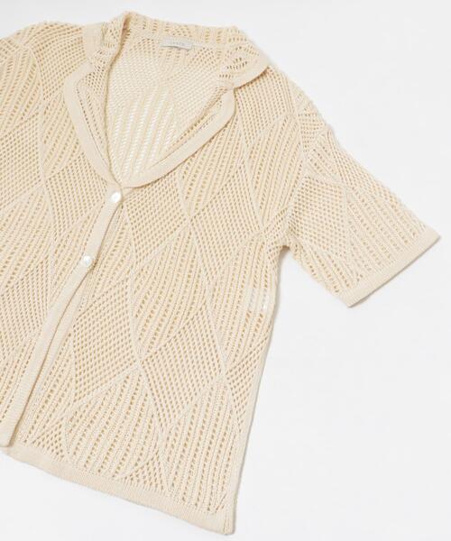 LAATO（ラート）の「lace knit jacket（その他アウター・レディース・ブラウン/オフホワイト・FREE）」の13枚目の写真